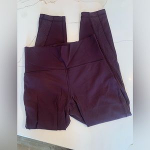 Lululemon Wunder Under leggings with lace detail